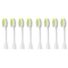 필립스 칫솔모 호환 교체 브러시 HY1100 HY1200, 8개, 화이트