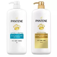 [팬틴] 실키 스무드케어 1200ml 샴푸X+극손상케어 1200ml 컨디셔너X, 1개, 1.2L