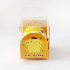 산리오 큐티 롤 스티커 폼폼푸린 50매, 1개, 폼폼푸린 롤 스티커