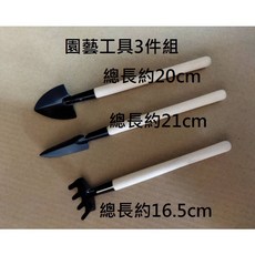 園藝小工具3件組 豬扒爪.鏟子.長型鏟 鬆土工具, 1個, 3件組-規格大小請看說明欄或圖