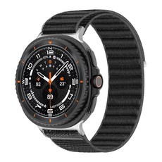 갤럭시워치8 클래식 호환 스트랩 패브릭 루프 스포츠 밴드 40mm 44mm 46mm, 그레이, 1개
