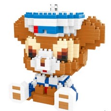 迪士尼 米奇米妮高飛布魯托 鑽石積木 微型積木, 1個, W2102雪莉枚(498片), Multicolor