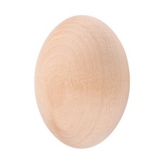 原木蛋形模型 DIY彩繪木蛋 兒童美術創作素材 復活節裝飾, 原木蛋, 1個