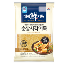 [보금푸드] 사조대림 순살사각어묵 200g, 2개