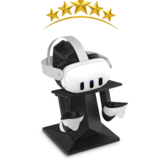 다있어유 오큘러스 메타퀘스트 2 3 3s 완벽호환 거치대 스탠드 깔끔 세련된 디자인, 1개, 1.블랙