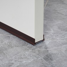 升級款門底密封條 門縫密封條 防風隔音保暖門縫條 門底擋風條, 棕色, 1個