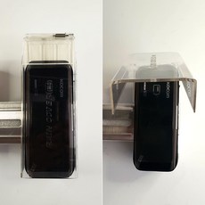 RC3 투명 아크릴 보조키용 햇빛 빗물 방수 현관 도어락 레인커버 선바이저 썬바이저, 1개, RC3 투명 아크릴 보조키 레인커버