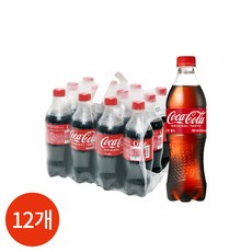 CL 코카콜라 600ml x 12개 콜라제로 제로콜라 스파클링 탄산음료대용량 코카콜라 탄산