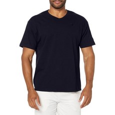 챔피온 남성 클래식 저지 V넥 티셔츠, 작은_해군