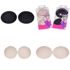 HY 유두커버 니플커버 누드 미니브라 유두패치니플커버미니브라 붙이는브라 누드브라, FREE 검정, 1