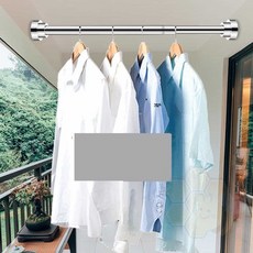 스테인레스압축봉 길이조절 튼튼 커튼 빨래 건조 베란다 거실 옷장 화장실, 길이조절 스텐압축봉(65-100cm)