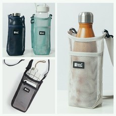 위레버 보타디자인 크로스 물병가방 파우치, 옐로우, 1개