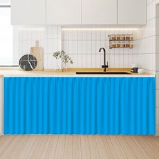 툴툴라이프 주방 수납장 커튼 가리개 도어 가림막 슬라이드, 폭 120cm*높이 80cm(무펀치  증정), C10다크그린