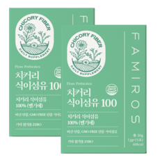 웰팩 치커리식이섬유 스틱 이눌린 프리바이오틱스 장편한다이어트 HACCP 15포, 30g, 2개