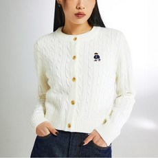 [스파오*] [스파오] (우디) 케이블 크롭 가디건 (SPCKE12G51-K)