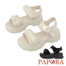 PAPORA 運動厚底搭釦涼鞋 (版型偏小)