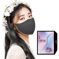 스마트클린 페이스핏 보건용 마스크 KF94 새부리형 대형 30매입, 1개, 진회색