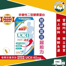 好朋友 加強型非變性II型膠原蛋白 MSM 薑黃 維生素C, 1個