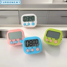 LED 카운터 디스플레이 알람 시계 수동 전자 카운트다운 스포츠 디지털 타이머 주방 요리 샤워 학습 스톱워치, 1세트, 하얀색