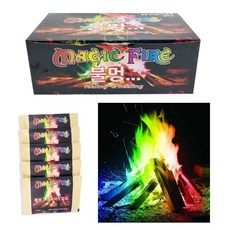 캠프파이어 감성 불멍 오로라 가루 캠핑 불꽃가루 칼라 불꽃 해변 무지개빛 로맨틱 축제 낭만, 매직파이어 불멍가루30g(1개), 1개