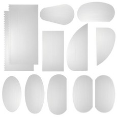 12피스 스테인리스 스틸 도자기 도구 갈비 클레이 스크레이퍼 커터 조각 모델링 키트 세라믹 아티스트 공예 DIY 텍스처 세트, 12피스 스테인리스 스틸 도자기 도구 갈비 클레이 스크