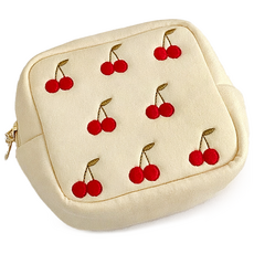 로앤제이 체리 립 립스틱 파우치 귀여운 미니 가방 여성용품 생리대 여행용 휴대용