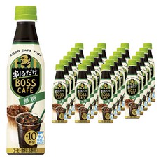 日本 BOSS CAFE無糖濃縮咖啡液, 24個, 340ml