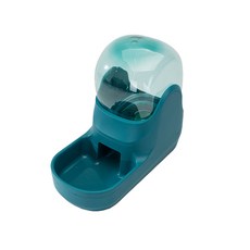 自動寵物餵食器 大容量 防滑底座 易於清潔, 孔雀綠 飲水器, 1個, 3.8L