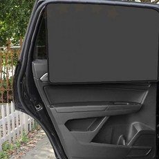 차량 실내 창문 햇빛 차단 커튼 자외선 열 차단 가림막 운전석 뒷좌석 프라이버시, 1개, 상세페이지 참조