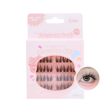 Char. The Fluffy Bakery 馬卡龍之吻假睫毛, 1個, 黑色