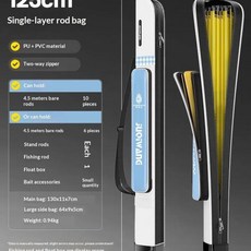 낚싯대 가방 태클 보관 하드 쉘 방수 경량 휴대용 여행 케이스 다중 포켓 낚시 장비, 1. style1 1.25m