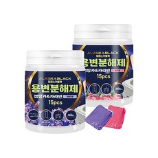 알래스카블랙 용변 분해제, 라벤더향, 용변분해제 15pcs, 1개