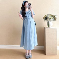 편안한 커버 다양한 체형 드레스 부드러운소재 플리츠