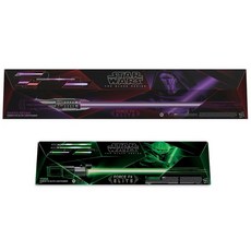 星際大戰 Star Wars 黑標高階光劍FORCE FX 達斯瑞文+尤達光劍 1:1 兩款合售, 1個