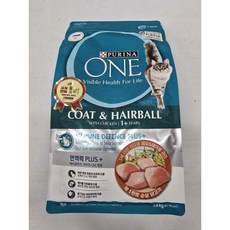 퓨리나원 원캣 어덜트용 순살 연어 고양이 건식사료, 헤어볼, 1.4kg, 1개