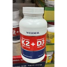 威德 維生素 K2 D3 膠囊 120粒, 1個, 120顆