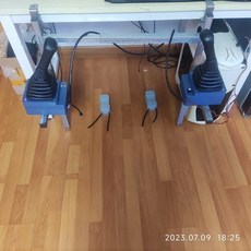 굴삭기 시뮬레이션 운전 조종 연습 조이스틱 핸들 제어 기계 시험 엔지니어링 면허, 더블 스쿠터 풀세트 추가, 1개