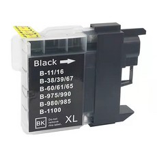 LC38 LC39 LC61 LC67 LC11 LC16 副廠相容墨水匣 MFC-255CW/290CW/255CW, 黑色, 1個