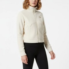 노스페이스 NJ5JR56B 여성 라우라 집업 자켓 크림