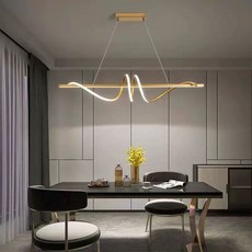 6인용 식탁등 북유럽 백색광 고퀄리티 블랙 우드 100cm 라이트 조명 무드등, Q. 금색 120cm 3색 조명