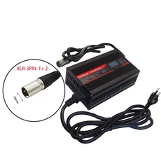 7S 25.9V 리튬 배터리용 29.4V 10A 스마트 충전기 LED 표시기 내화성 쉘 과전류전압단락 보호, 05 AU-220V, 06 XLR 3PIN