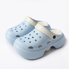 特娜洞洞鞋女2026夏季厚底增高防滑外穿軟底包頭兩穿沙灘涼拖防滑