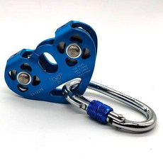 도르래 케이블카 로프 걸이식 알루미늄, 패키지 3 O자형강철잠금
