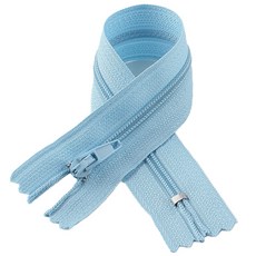 Joeunmall 바지지퍼 20cm 파우치지퍼 주머니 단면, 184캔디블루(20cm), 10개