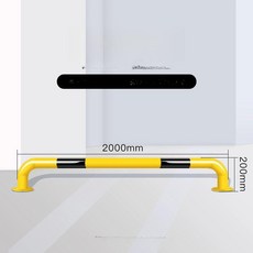 스틸 U자형 볼라드 앙카식 진입금지 접근금지 가드 500x300x1.5mm, 고정형 U자형 2000x200 (1.5mm), 1개