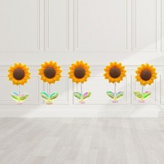 행운 해바라기 미니 자동차 대시보드 장식 썬바이저