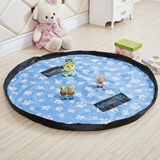 장난감 정리매트 장난감 정리가방 플레이매트, 블루