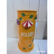 House傢飾館 鐵製花朵小雨傘造型傘桶/傘架/傘筒-黃【限量款/新發售】, 1個