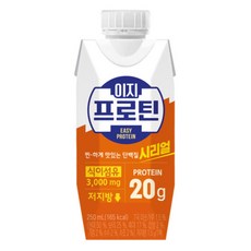 롯데웰푸드 파스퇴르 이지프로틴 시리얼 24입 1박스 250ml, 4개