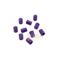 KAISH-10x 기타 앰프 효과 페달 노브 1/4 "데이비스 1900H 스타일 세트 스크류 다양한 색상, 01 China Mainland, 09 Purple